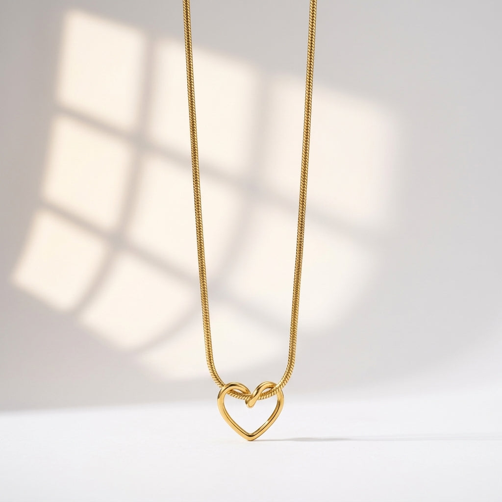 Hollow Heart Pendant