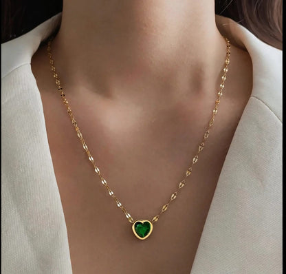 Green Heart Pendant